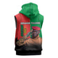 Faso Rises Our Soil Our Rules Sleeveless Hoodie Ibrahim Traore Revolutionary Spirit - African Pride