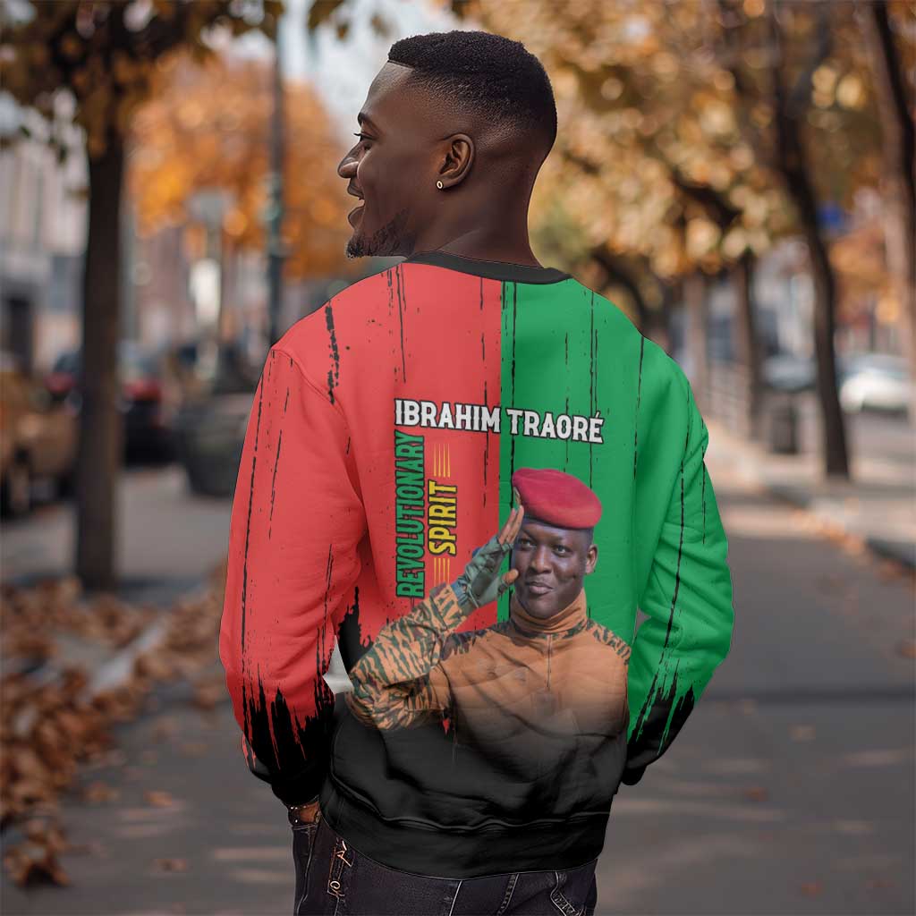 Faso Rises Our Soil Our Rules Sweatshirt Ibrahim Traore Revolutionary Spirit