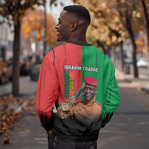 Faso Rises Our Soil Our Rules Sweatshirt Ibrahim Traore Revolutionary Spirit