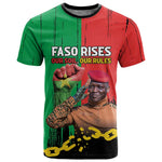 Faso Rises Our Soil Our Rules T shirt Ibrahim Traore Revolutionary Spirit