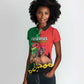 Faso Rises Our Soil Our Rules Women Polo Shirt Ibrahim Traore Revolutionary Spirit