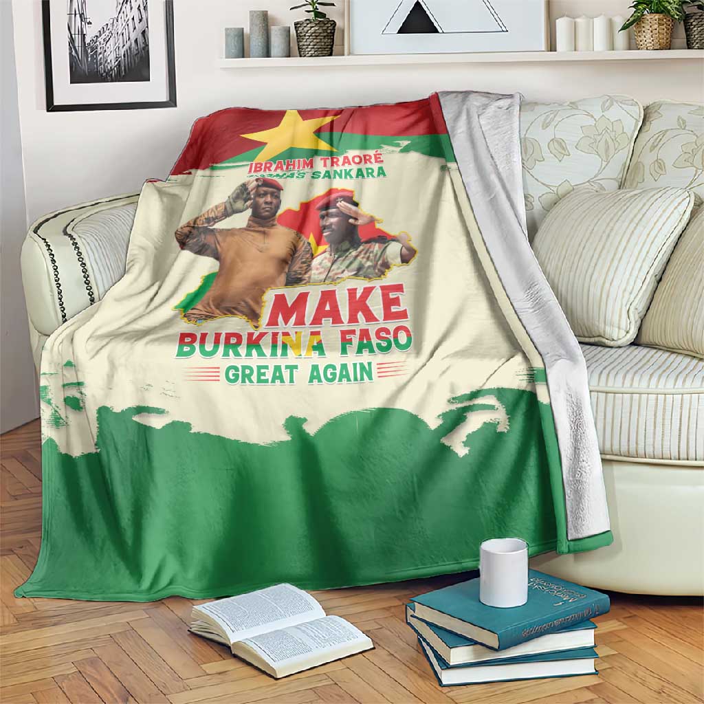 Ibrahim Traore Thomas Sankara Blanket Make Burkina Faso Great Again