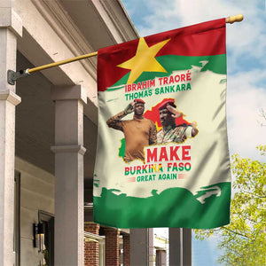 Ibrahim Traore Thomas Sankara Garden Flag Make Burkina Faso Great Again