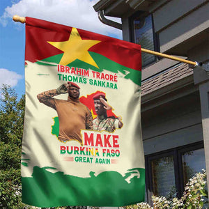Ibrahim Traore Thomas Sankara Garden Flag Make Burkina Faso Great Again