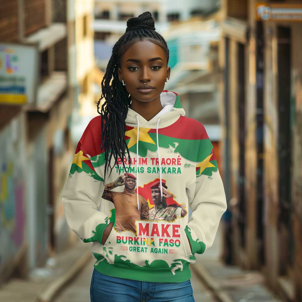 Ibrahim Traore Thomas Sankara Hoodie Make Burkina Faso Great Again