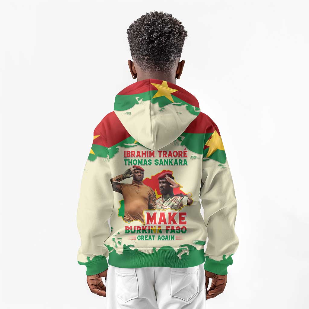 Ibrahim Traore Thomas Sankara Kid Hoodie Make Burkina Faso Great Again