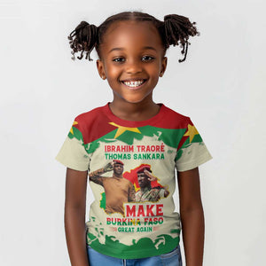 Ibrahim Traore Thomas Sankara Kid T shirt Make Burkina Faso Great Again