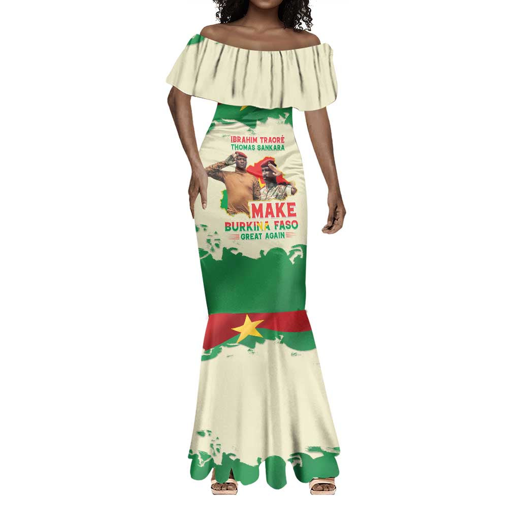 Ibrahim Traore Thomas Sankara Mermaid Dress Make Burkina Faso Great Again