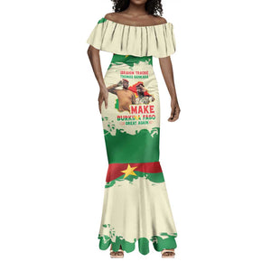 Ibrahim Traore Thomas Sankara Mermaid Dress Make Burkina Faso Great Again