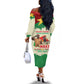 Ibrahim Traore Thomas Sankara Off The Shoulder Long Sleeve Dress Make Burkina Faso Great Again