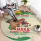 Ibrahim Traore Thomas Sankara Round Carpet Make Burkina Faso Great Again