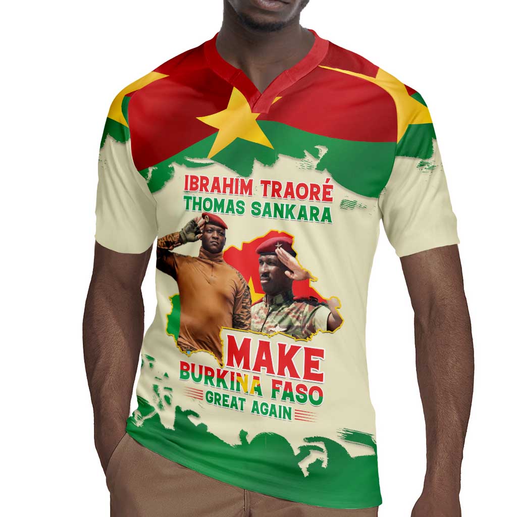 Ibrahim Traore Thomas Sankara Rugby Jersey Make Burkina Faso Great Again