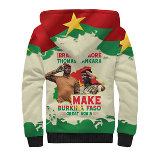 Ibrahim Traore Thomas Sankara Sherpa Hoodie Make Burkina Faso Great Again