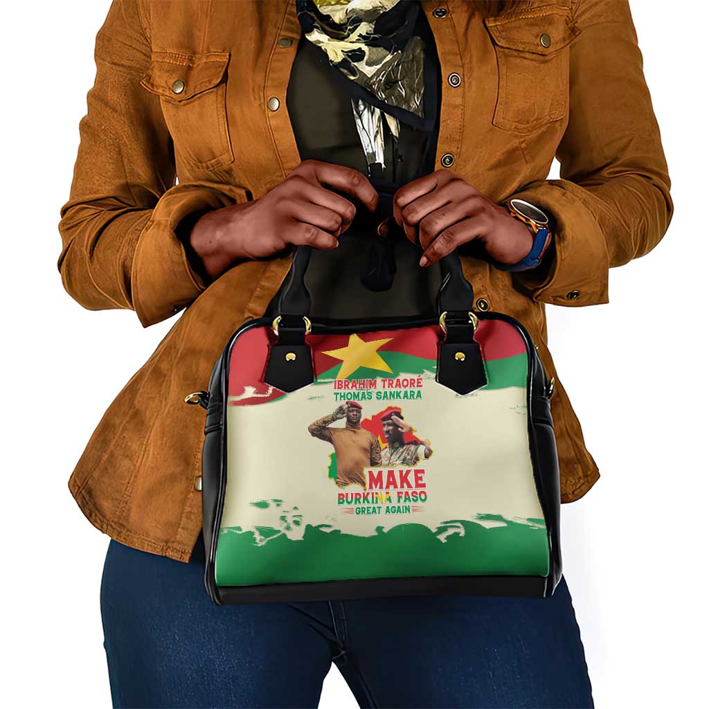Ibrahim Traore Thomas Sankara Shoulder Handbag Make Burkina Faso Great Again