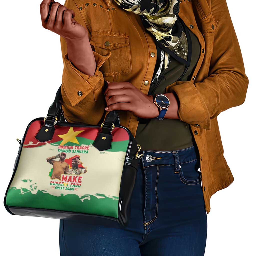 Ibrahim Traore Thomas Sankara Shoulder Handbag Make Burkina Faso Great Again