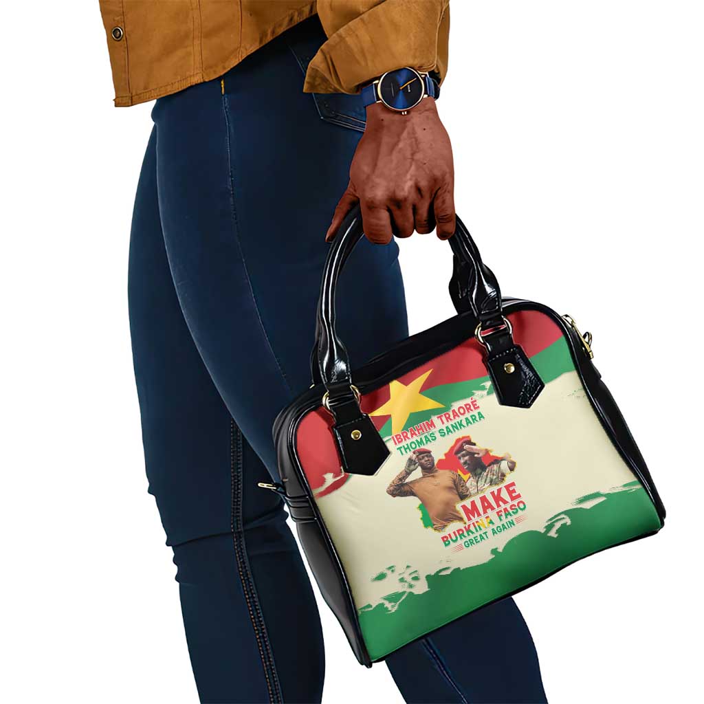 Ibrahim Traore Thomas Sankara Shoulder Handbag Make Burkina Faso Great Again