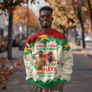 Ibrahim Traore Thomas Sankara Sweatshirt Make Burkina Faso Great Again