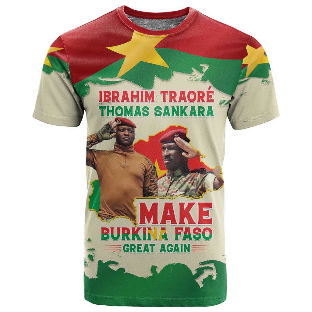 Ibrahim Traore Thomas Sankara T shirt Make Burkina Faso Great Again