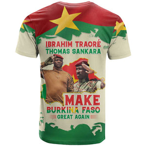 Ibrahim Traore Thomas Sankara T shirt Make Burkina Faso Great Again