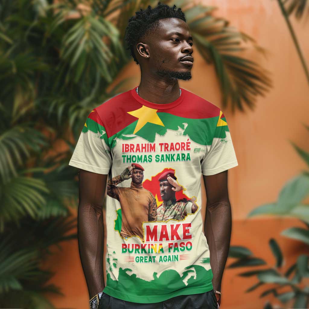 Ibrahim Traore Thomas Sankara T shirt Make Burkina Faso Great Again