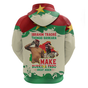 Ibrahim Traore Thomas Sankara Zip Hoodie Make Burkina Faso Great Again