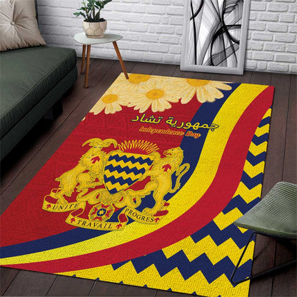 Afro Chad Area Rug Happy 65th of Independence