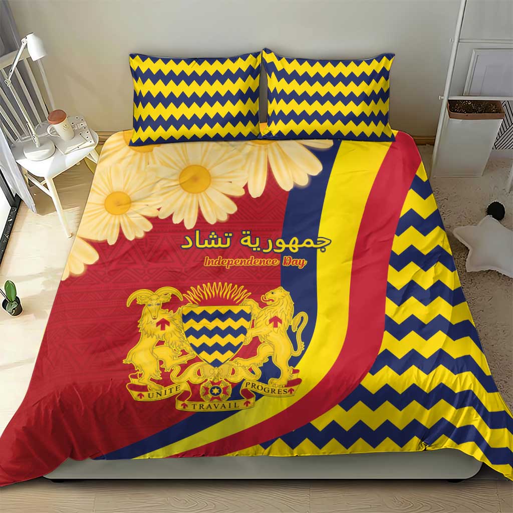 Afro Chad Bedding Set Happy 65th of Independence