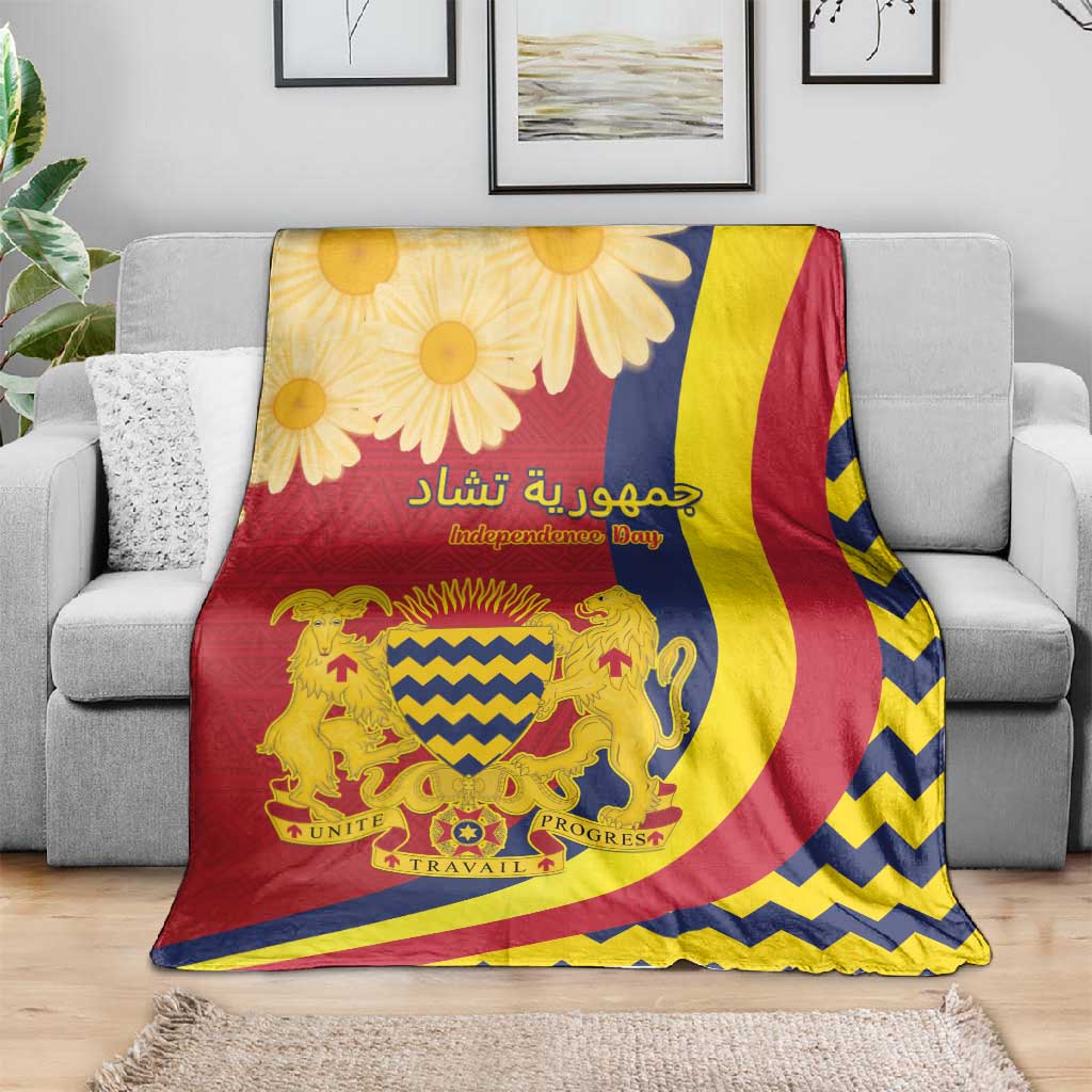 Afro Chad Blanket Happy 65th of Independence