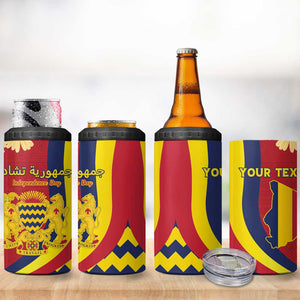 Personalised Afro Chad 4 in 1 Can Cooler Tumbler Happy 65th of Independence