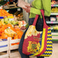 Afro Chad Grocery Bag Happy 65th of Independence