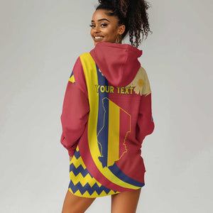 Personalised Afro Chad Hoodie Dress Happy 65th of Independence