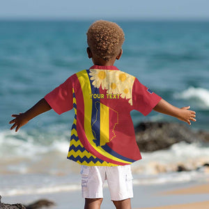 Personalised Afro Chad Kid Hawaiian Shirt Happy 65th of Independence