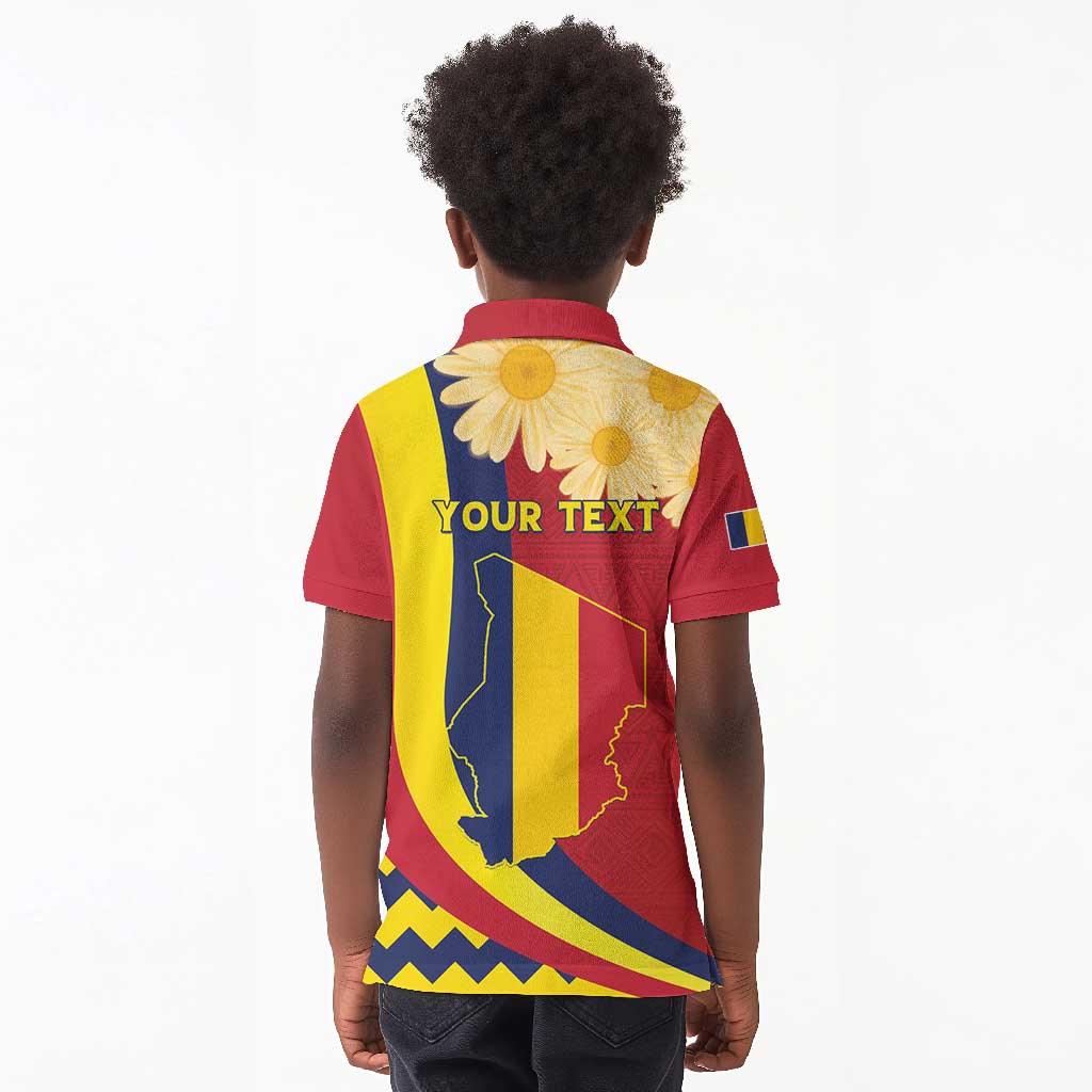 Personalised Afro Chad Kid Polo Shirt Happy 65th of Independence