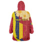 Personalised Afro Chad Kid Wearable Blanket Hoodie Happy 65th of Independence