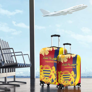 Afro Chad Luggage Cover Happy 65th of Independence