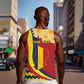 Personalised Afro Chad Men Tank Top Happy 65th of Independence