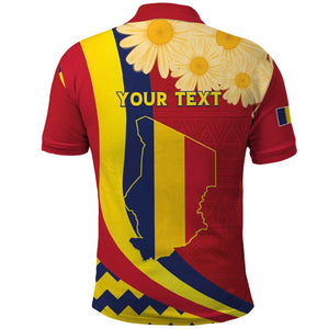 Personalised Afro Chad Polo Shirt Happy 65th of Independence