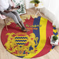 Afro Chad Round Carpet Happy 65th of Independence