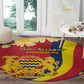 Afro Chad Round Carpet Happy 65th of Independence