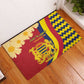 Afro Chad Rubber Doormat Happy 65th of Independence