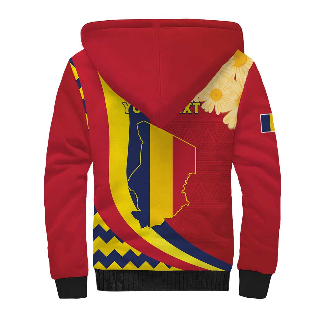 Personalised Afro Chad Sherpa Hoodie Happy 65th of Independence