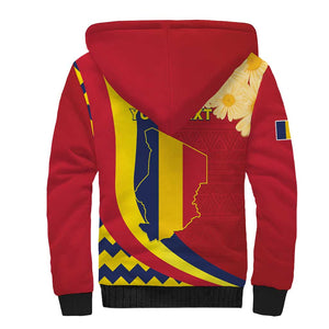 Personalised Afro Chad Sherpa Hoodie Happy 65th of Independence