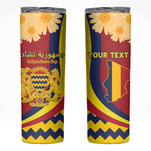 Personalised Afro Chad Skinny Tumbler Happy 65th of Independence