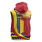 Personalised Afro Chad Sleeveless Hoodie Happy 65th of Independence - African Pride