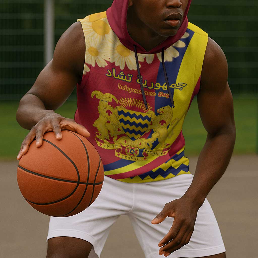 Personalised Afro Chad Sleeveless Hoodie Happy 65th of Independence - African Pride