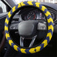 Afro Chad Steering Wheel Cover Happy 65th of Independence
