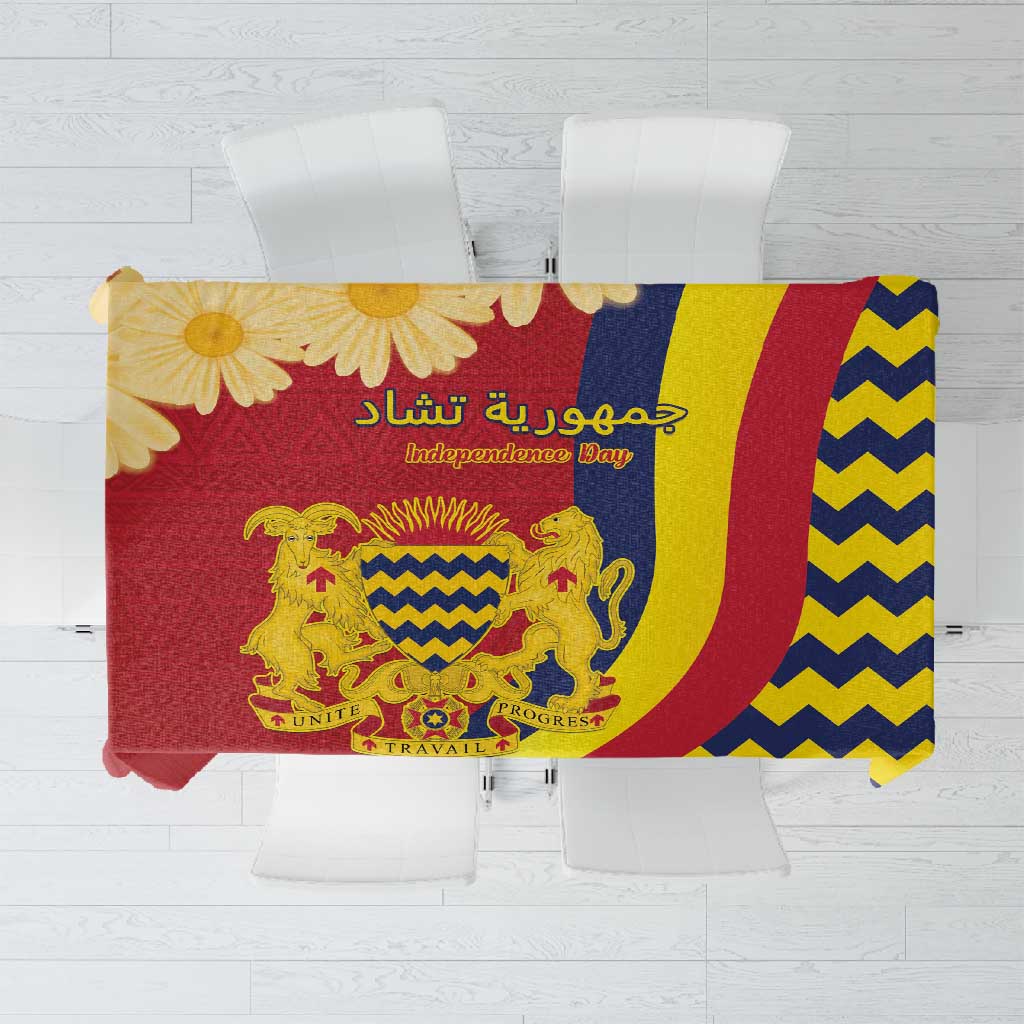 Afro Chad Tablecloth Happy 65th of Independence