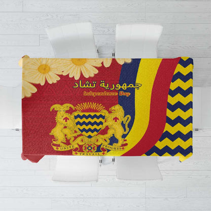 Afro Chad Tablecloth Happy 65th of Independence