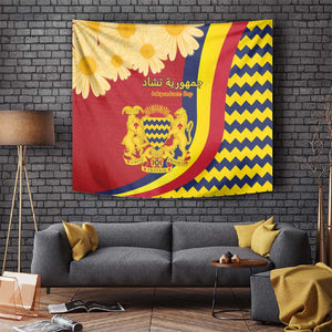 Afro Chad Tapestry Happy 65th of Independence