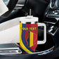 Personalised Afro Chad Tumbler With Handle Happy 65th of Independence